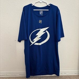 Tampa Bay Lightning NHL #91 Steven Stamkos T-Shirt Youth Kids Large-14/16